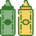 Ketchup, Senf und Soßen