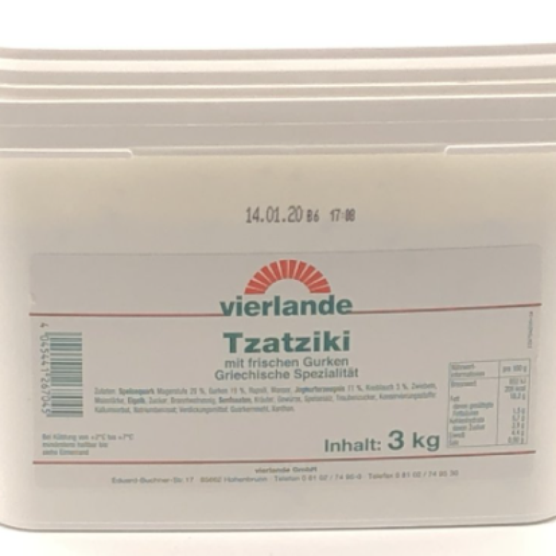 Tzaziki Vierlande 3 kg
