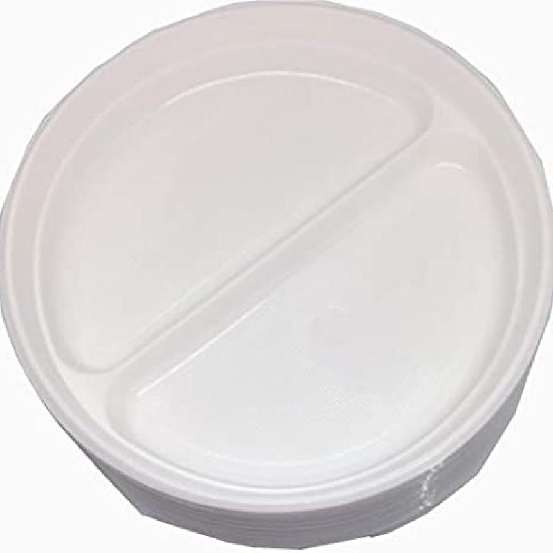 Menüteller rund 2-geteilt