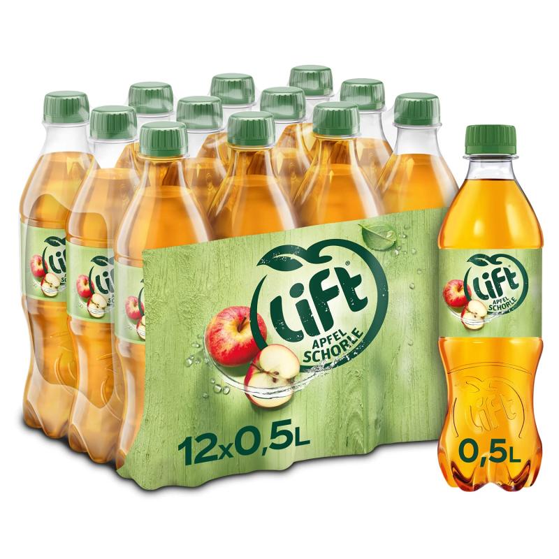 Apfelschorle Lift 0,5 L PET-Flasche