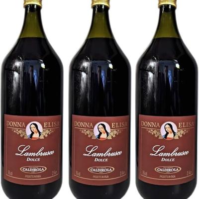 Wein Lambrusco Donna Elisa 9% Vol. 2 L Krt