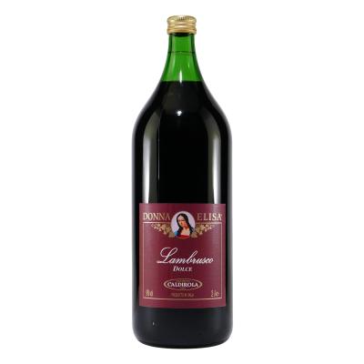 Wein Lambrusco Donna Elisa 9% Vol. 2 L Krt