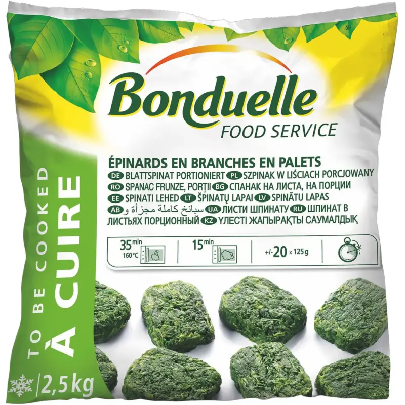 Blattspinat portioniert Bonduelle